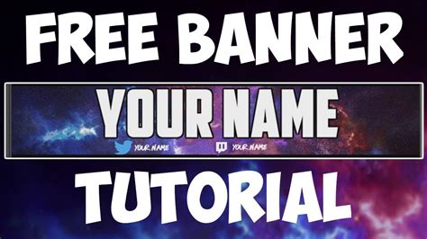 make your own youtube banner.